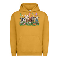 Pigment Peanut Butter easter cow Urban Hoodie - LillyAllenDesigns