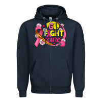 Navy breast cancer go fight cure softball Zipper Hoodie - JahusDesignShop