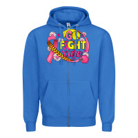 True Royal breast cancer go fight cure softball Zipper Hoodie - JahusDesignShop