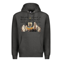 Charcoal Heather nativity Premium Hoodie - MaliasSmallBusiness