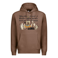 Chestnut nativity Premium Hoodie - MaliasSmallBusiness