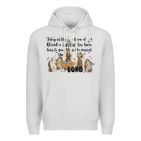 Dove Grey nativity Premium Hoodie - MaliasSmallBusiness