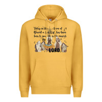 Mustard nativity Premium Hoodie - MaliasSmallBusiness