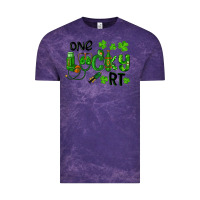 Cloud Purple One Lucky Respiratory Terapist Vintage Tee - RanaPortraitStore