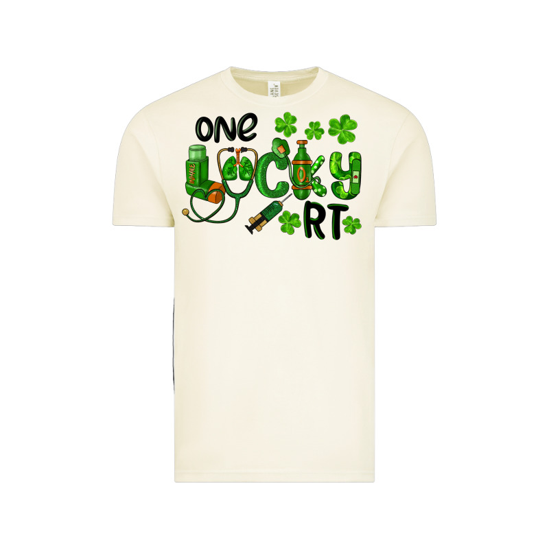 One Lucky Respiratory Terapist Vintage Tee by RanaPortraitStore | Teevron