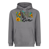 Storm blue mama bear with cute bear Heavyweight Hoodie - Artiststas