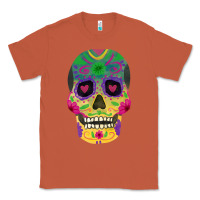 Copper sugar skull Classic Tee - FaDigitalArtStudio