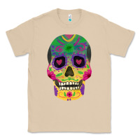 Mushroom sugar skull Classic Tee - FaDigitalArtStudio
