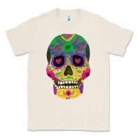 Natural sugar skull Classic Tee - FaDigitalArtStudio