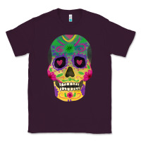Plum sugar skull Classic Tee - FaDigitalArtStudio
