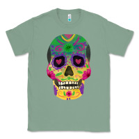 Sage sugar skull Classic Tee - FaDigitalArtStudio