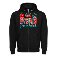 Black little miss preschool Zipper Hoodie - AdoDesignShop