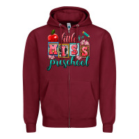 Burgundy little miss preschool Zipper Hoodie - AdoDesignShop