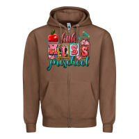 Chestnut little miss preschool Zipper Hoodie - AdoDesignShop