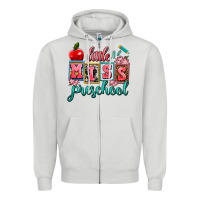 Dove Grey little miss preschool Zipper Hoodie - AdoDesignShop