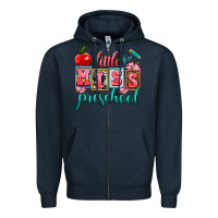 Navy little miss preschool Zipper Hoodie - AdoDesignShop