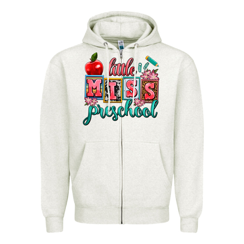 Little Miss Preschool Zipper Hoodie by AdoDesignShop | Teevron