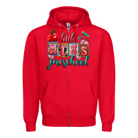 Red little miss preschool Zipper Hoodie - AdoDesignShop