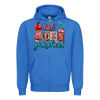 True Royal little miss preschool Zipper Hoodie - AdoDesignShop