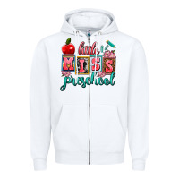 White little miss preschool Zipper Hoodie - AdoDesignShop