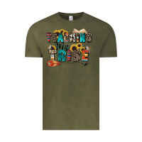 Vintage Olive teaching my tribe Vintage Tee - Zillion Design Studio