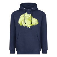 Navy tennis patch Heavyweight Hoodie - AdoDesignShop