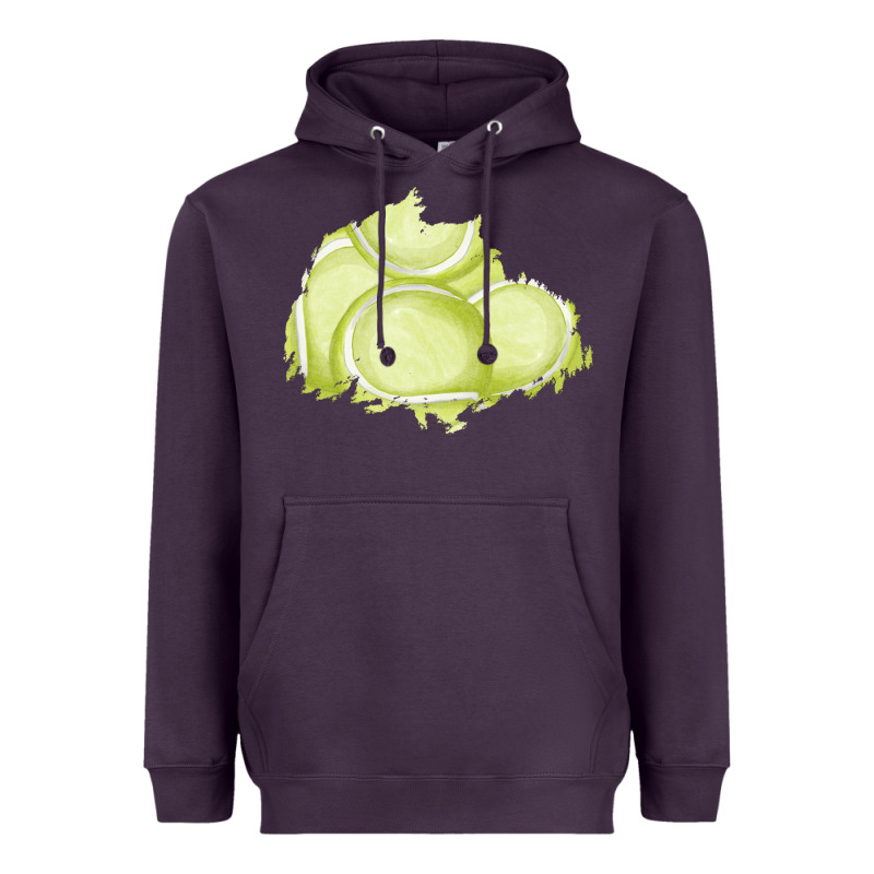 Tennis Patch Heavyweight Hoodie by AdoDesignShop | Teevron