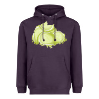 Plum tennis patch Heavyweight Hoodie - AdoDesignShop