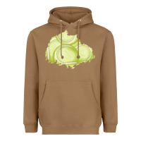 Toasted Coconut tennis patch Heavyweight Hoodie - AdoDesignShop