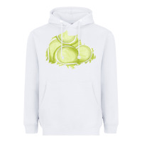 White tennis patch Heavyweight Hoodie - AdoDesignShop
