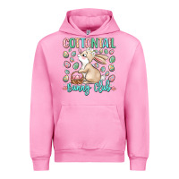 Fuchsia Pink cottontail bunny club Urban Hoodie - LillyAllenDesigns