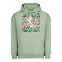 Pigment Oil Green cottontail bunny club Urban Hoodie - LillyAllenDesigns