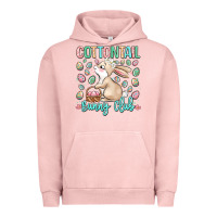Pigment Salmon cottontail bunny club Urban Hoodie - LillyAllenDesigns