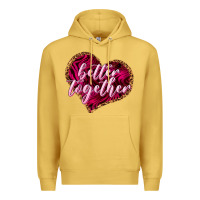 Antique Gold better together Premium Hoodie - NancyCooperArtShop
