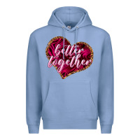 Colony Blue better together Premium Hoodie - NancyCooperArtShop