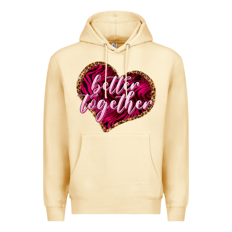 Better Together Premium Hoodie by NancyCooperArtShop | Teevron