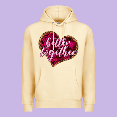 Better Together Premium Hoodie Designed By Nancycooperartshop