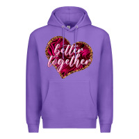 Purple better together Premium Hoodie - NancyCooperArtShop