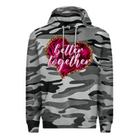 Slate Camo better together Premium Hoodie - NancyCooperArtShop
