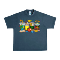 Midnight Navy teacher coffee cups tbw Urban Heavy Tee - texasbilliewilder