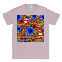 Lilac patriotic flowers seamless pattern Classic Tee - HRA Design Shop