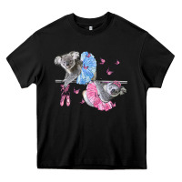 Black Koalas With Tutu Heavy Core Tee - LillyAllenDesigns