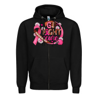Black breast cancer go fight cure football Zipper Hoodie - JahusDesignShop