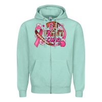 Seafoam breast cancer go fight cure football Zipper Hoodie - JahusDesignShop