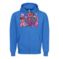 True Royal breast cancer go fight cure football Zipper Hoodie - JahusDesignShop