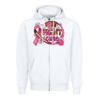 White breast cancer go fight cure football Zipper Hoodie - JahusDesignShop
