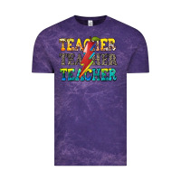Cloud Purple teacher teacher Vintage Tee - Zillion Design Studio