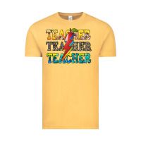 Vintage Mustard teacher teacher Vintage Tee - Zillion Design Studio
