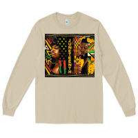 Mushroom juneteenth tumbler Long Sleeve Tee - HRA Design Shop