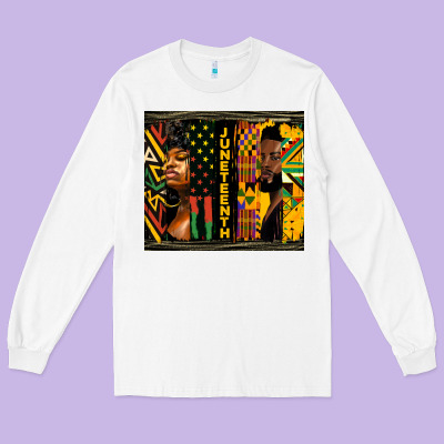 Juneteenth Tumbler Long Sleeve Tee Designed By Hra Design Shop